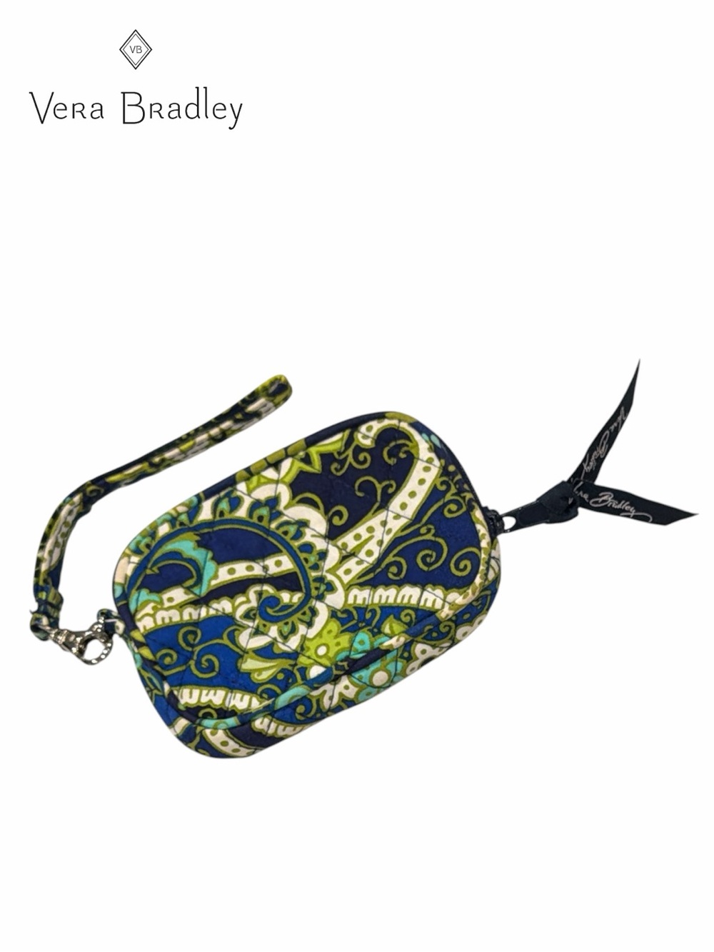 Vera Bradley Rhythm & Blues Zip Around Wristlet‎